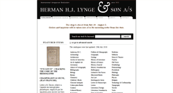 Desktop Screenshot of lynge.com